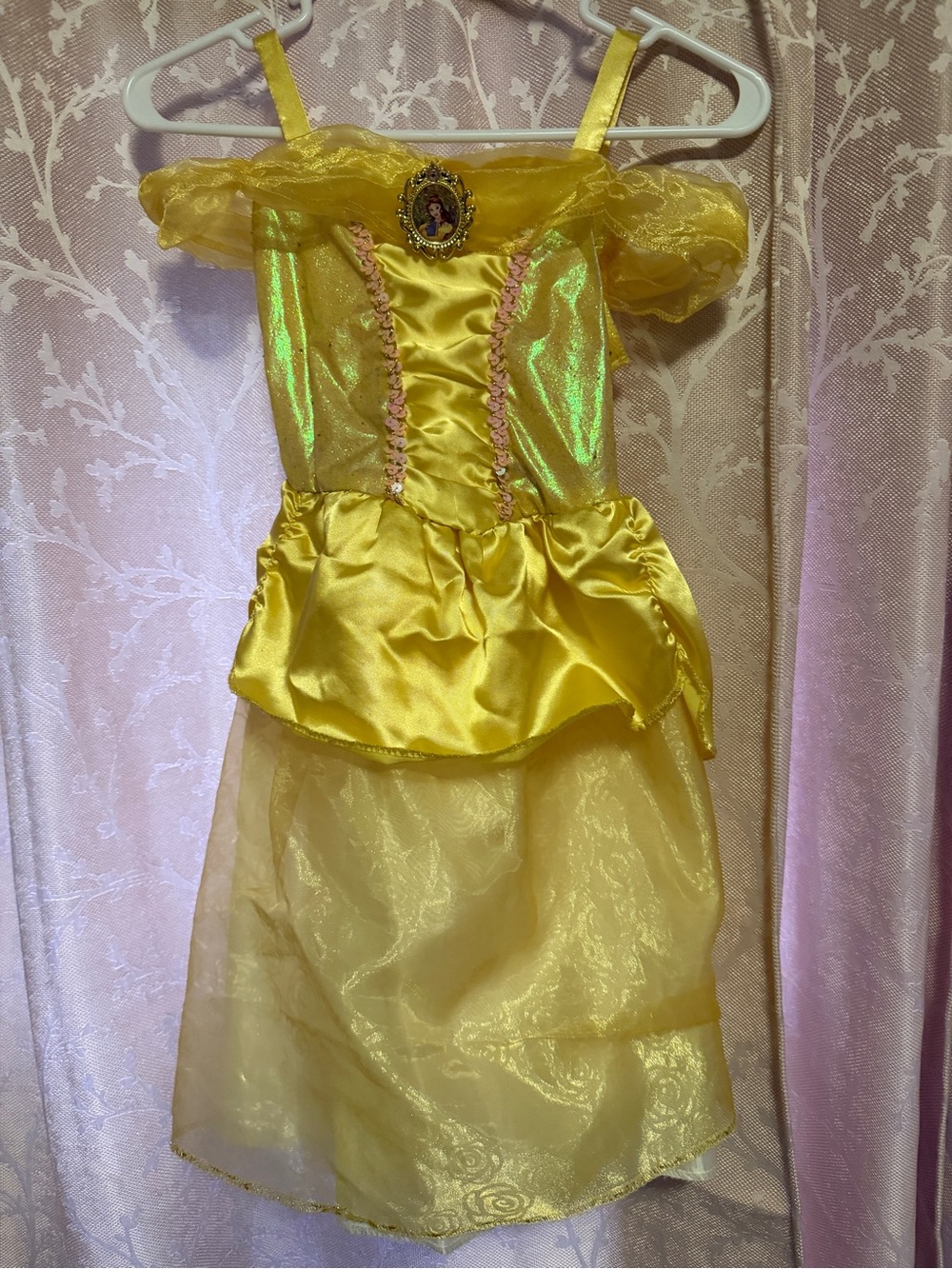 Nordstrom Yellow Princess Dress Costume with Shimmer